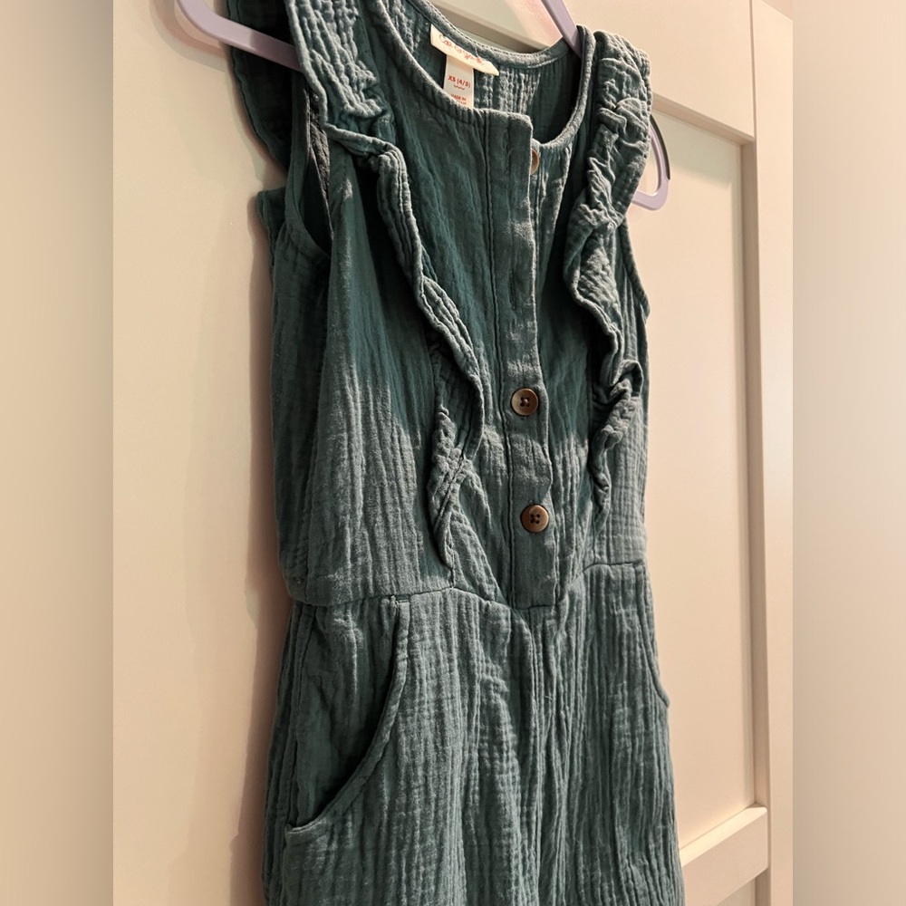 Cat and Jack  Girls XS Jumper - Emerald Green - EUC